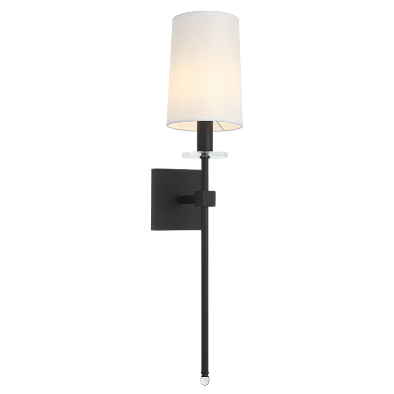Matteo Lighting S00811MB Fairburn Square LED Wall Sconce in Matte Black