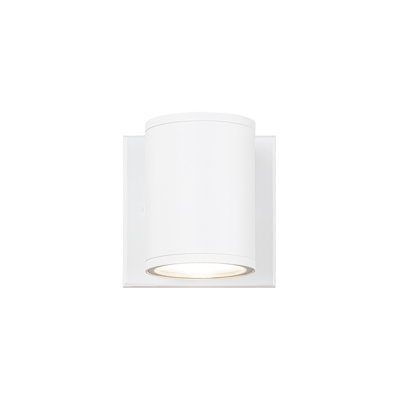 Matteo Lighting S10201MW Tubular LED Outdoor Wall Sconce in Matte White