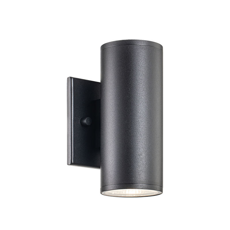 Matteo Lighting S10212MB Tubular LED Outdoor Wall Sconce in Matte Black