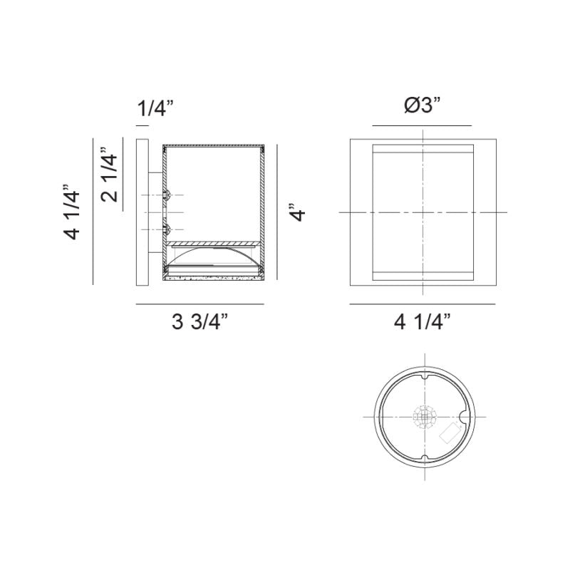 Matteo Lighting S10201MB Tubular LED Outdoor Wall Sconce in Matte Black