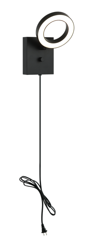 Matteo Lighting S12801BK Realm LED Wall Sconce in Black