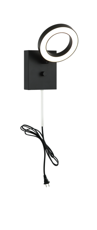 Matteo Lighting S12801BK Realm LED Wall Sconce in Black