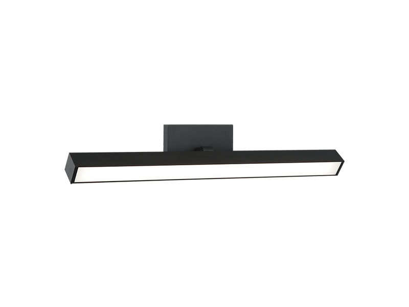 Applique murale LED parallèle Matteo Lighting S12924MB, noir mat