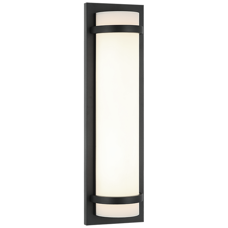 Matteo Lighting S15824MB Brampton LED Wall Sconce in Matte Black