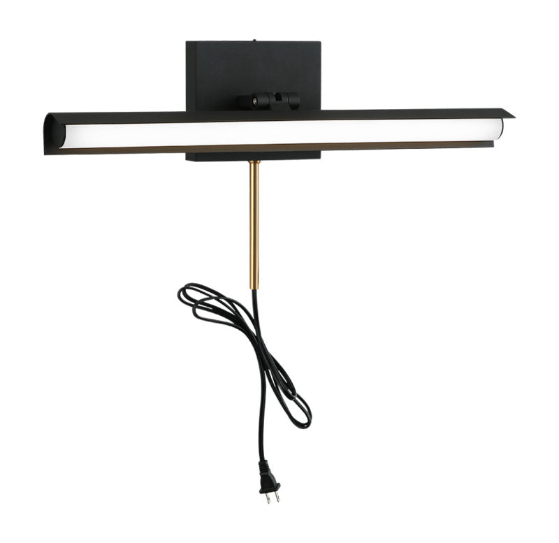Applique murale LED Matteo Lighting S19318MB Harper, noir mat