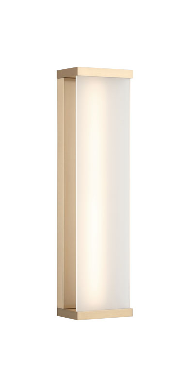 Matteo Lighting S19718CG Stratum LED Applique murale couleur or champagne