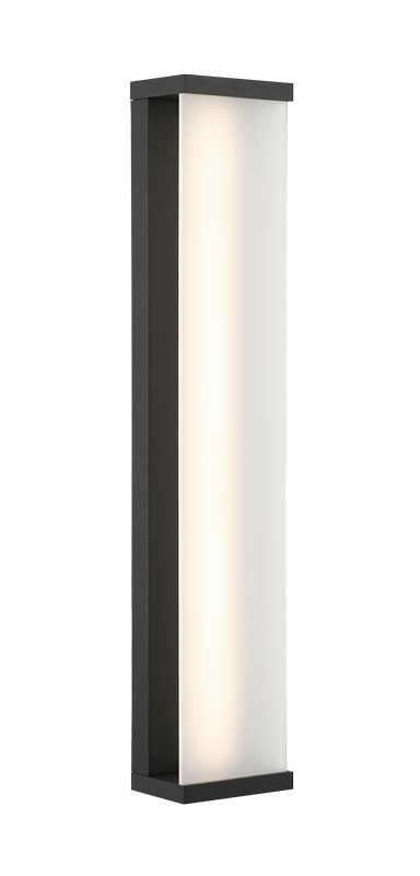 Applique murale LED Matteo Lighting S19724MB Stratum, noir mat