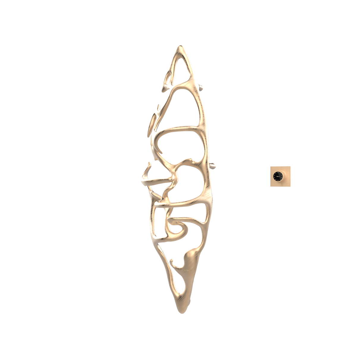 P&Bhusri S1-L-BBZ-XM Boat of Sage Large Towel Warmer in PVD Brushed Bronze