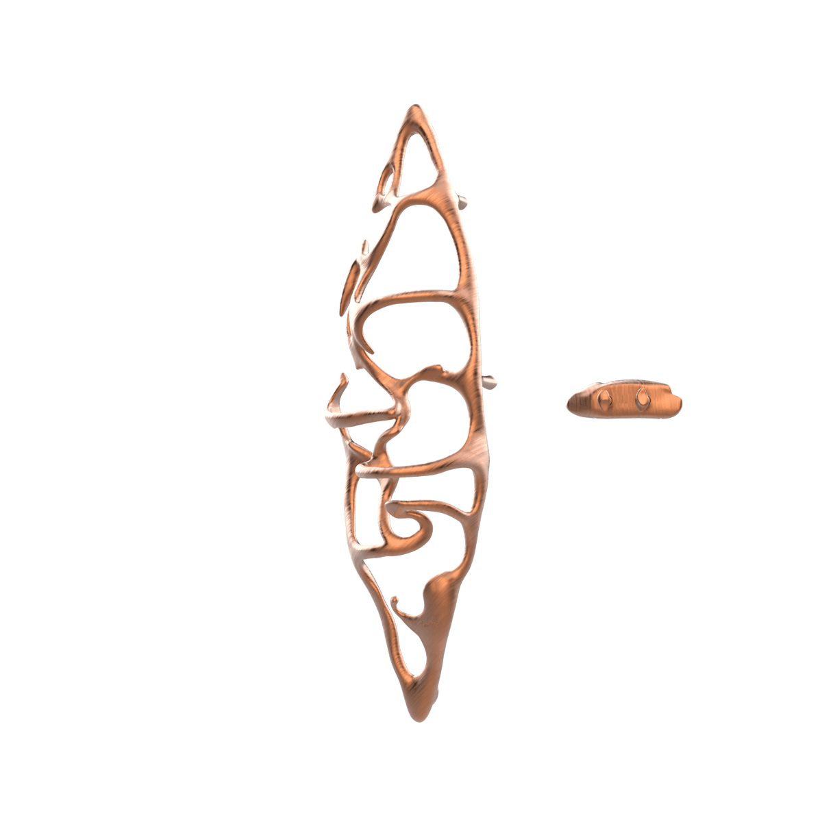 P&Bhusri S1-L-BRG-XA Boat of Sage Large Towel Warmer in PVD Brushed Rose Gold