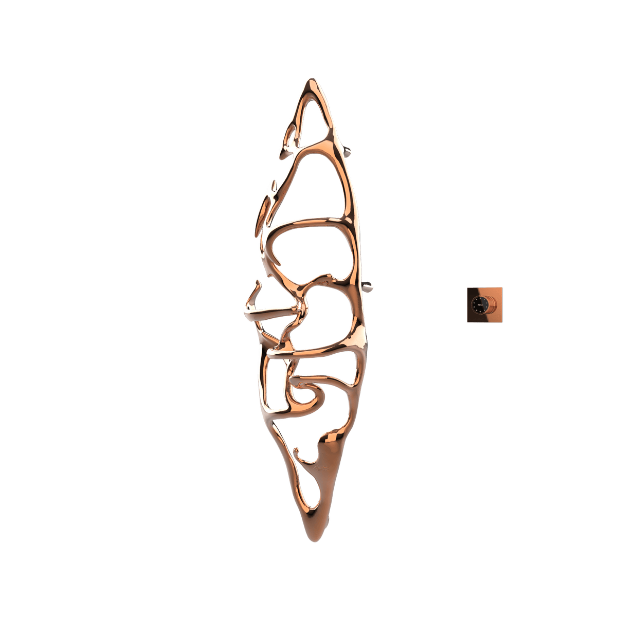 P&Bhusri S1-L-RGD-XM Boat of Sage Large Towel Warmer in PVD Polished Rose Gold