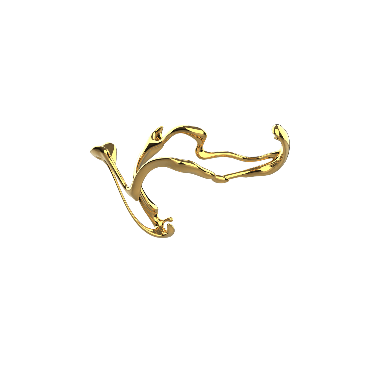 P&Bhusri S3-M-24K-SC The Fountain of Youth Towel Warmer in PVD 24K Gold