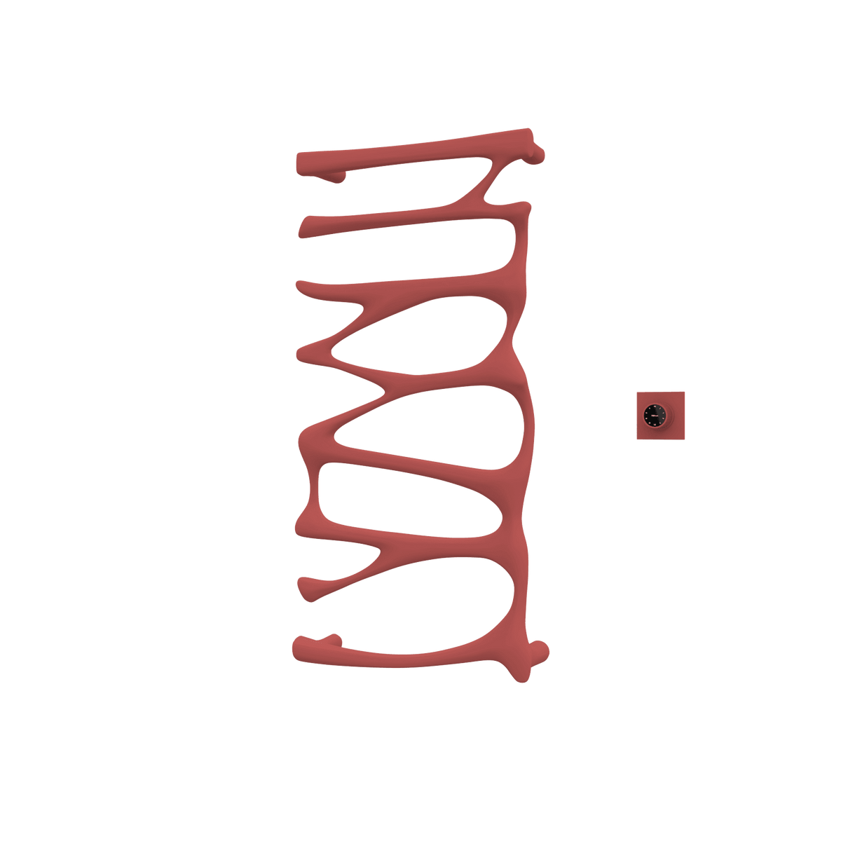 P&Bhusri S5-M-ARD-XM Provence Towel Warmer in Amber Red