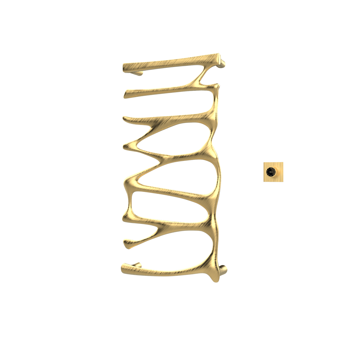 P&Bhusri S5-M-BLG-XM Provence Towel Warmer in PVD Brushed Luxury Gold