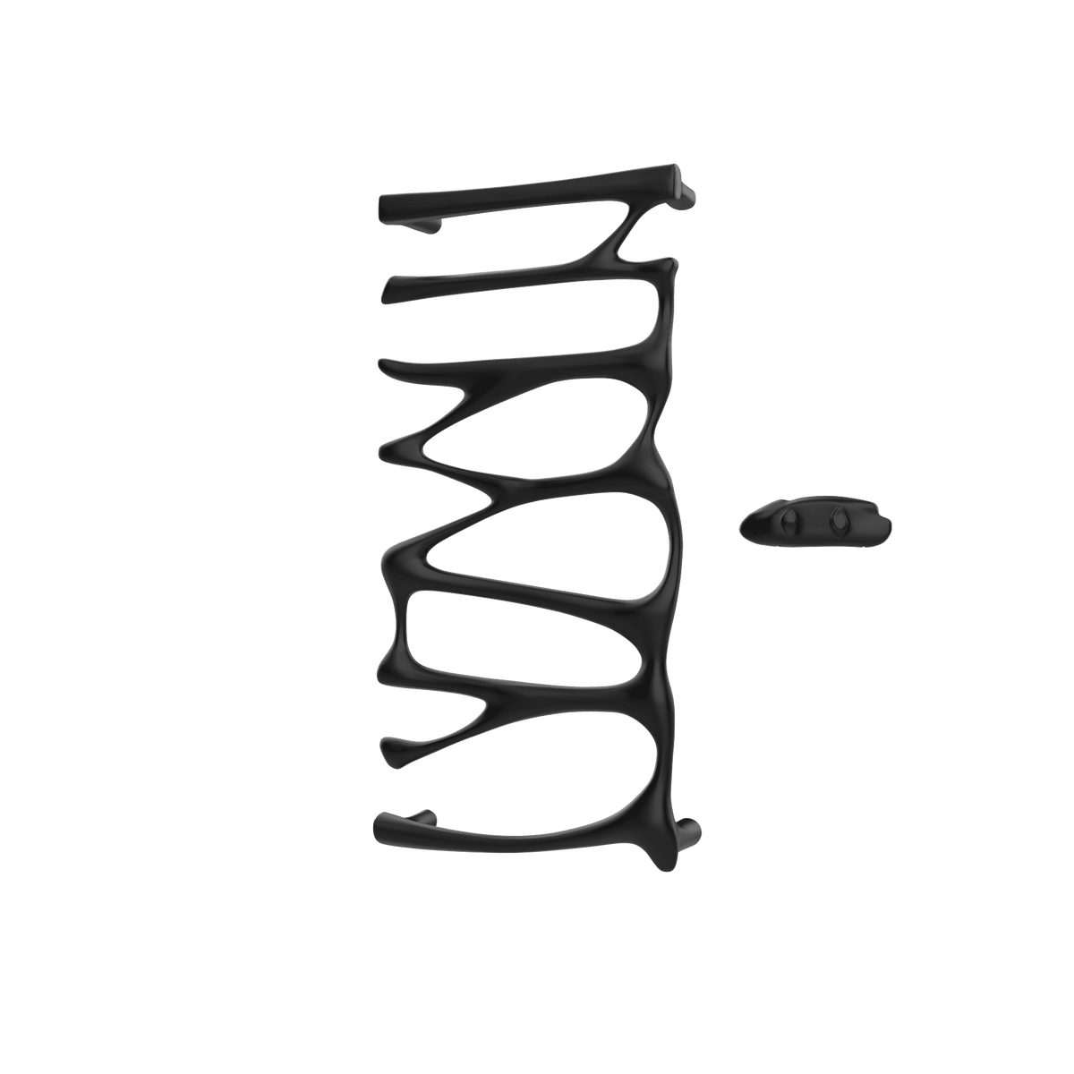 P&Bhusri S5-M-BLK-XA Provence Towel Warmer in Matte Black