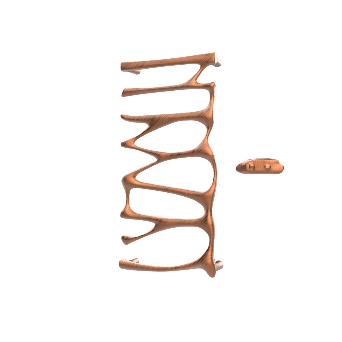 P&Bhusri S5-M-BRG-XA Provence Towel Warmer in PVD Brushed Rose Gold