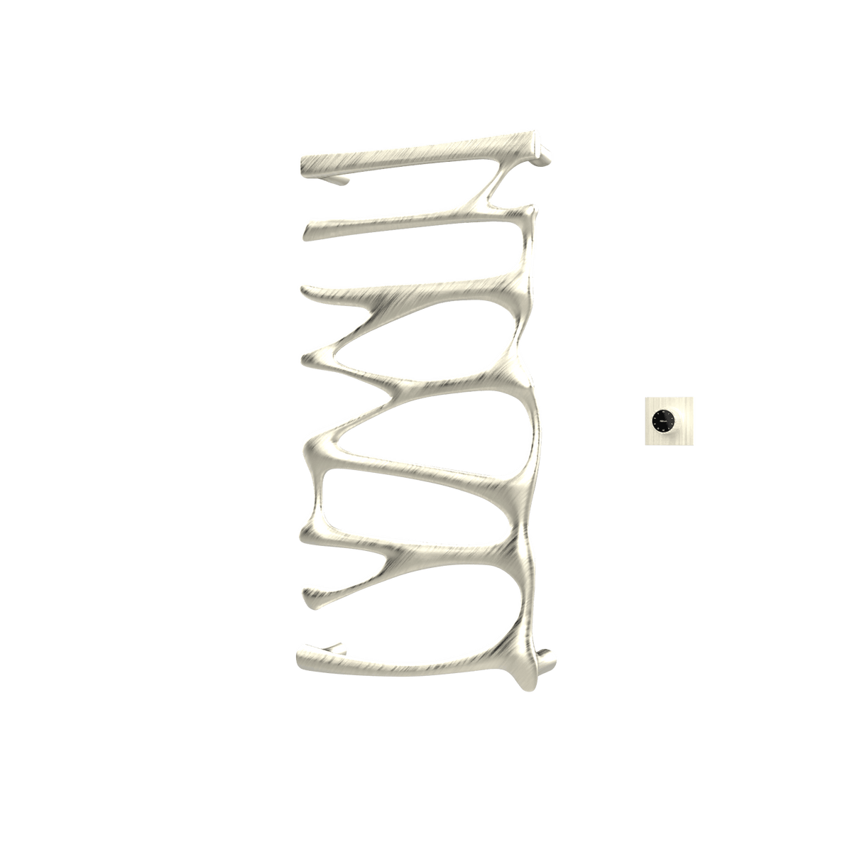 P&Bhusri S5-M-BWG-XM Provence Towel Warmer in PVD Brushed White Gold