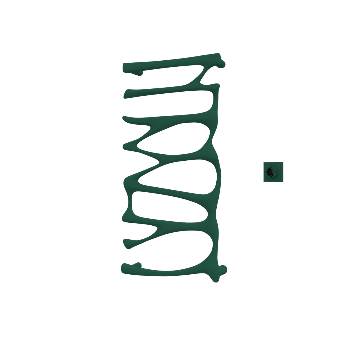 P&Bhusri S5-M-EGR-XM Provence Towel Warmer in Emerald Green