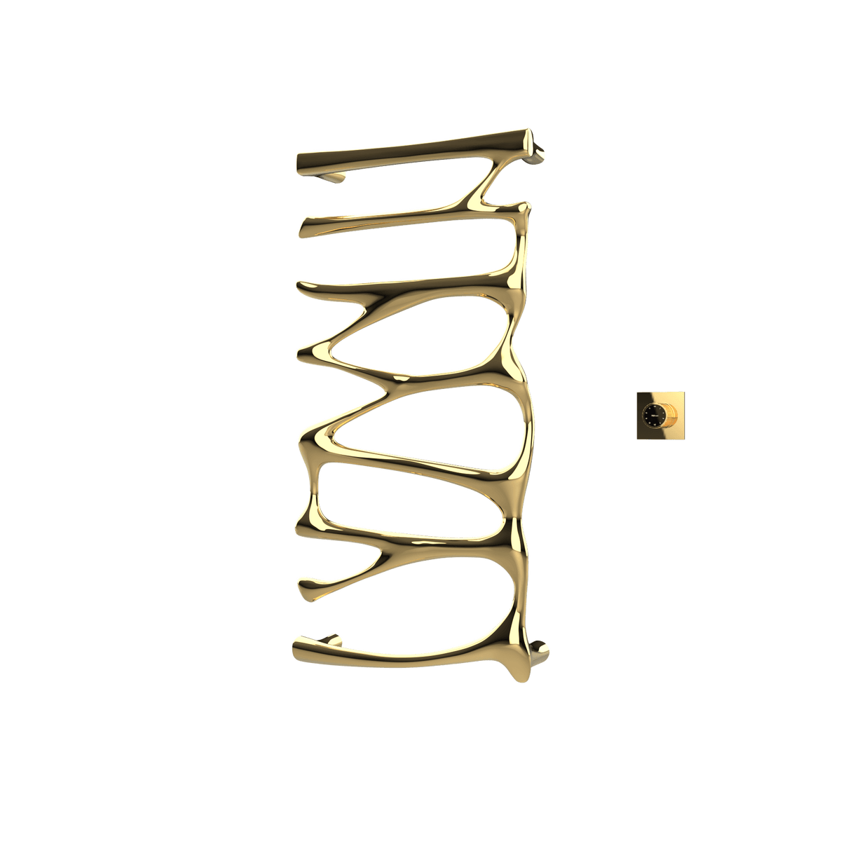 P&Bhusri S5-M-LGD-XM Provence Towel Warmer in PVD Polished Luxury Gold