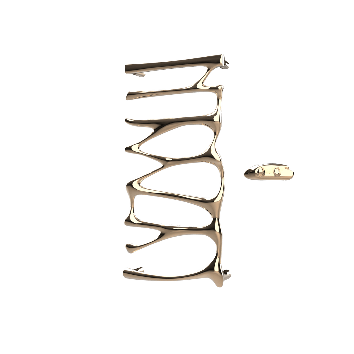 P&Bhusri S5-M-PBZ-XA Provence Towel Warmer in PVD Polished Bronze