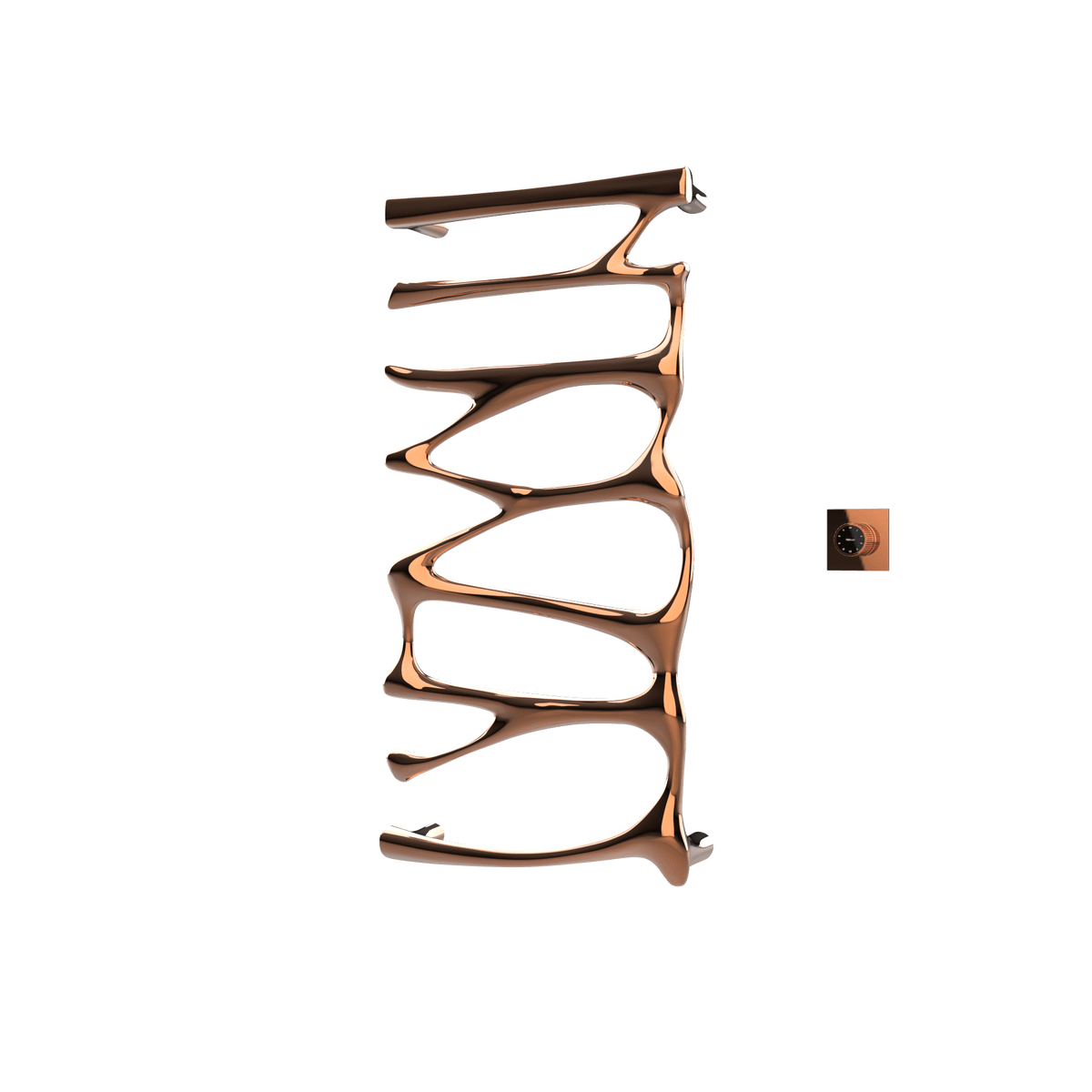 P&Bhusri S5-M-RGD-XM Provence Towel Warmer in PVD Polished Rose Gold