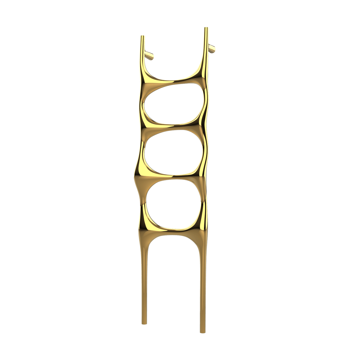 P&Bhusri S6-M-24K-SC Crete Palace Towel Warmer in PVD 24K Gold