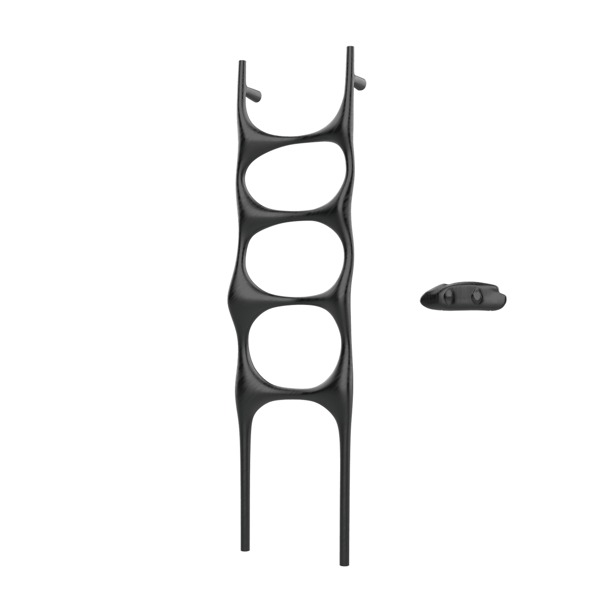 P&Bhusri S6-M-BBN-XA Crete Palace Towel Warmer in PVD Brushed Black Nickel