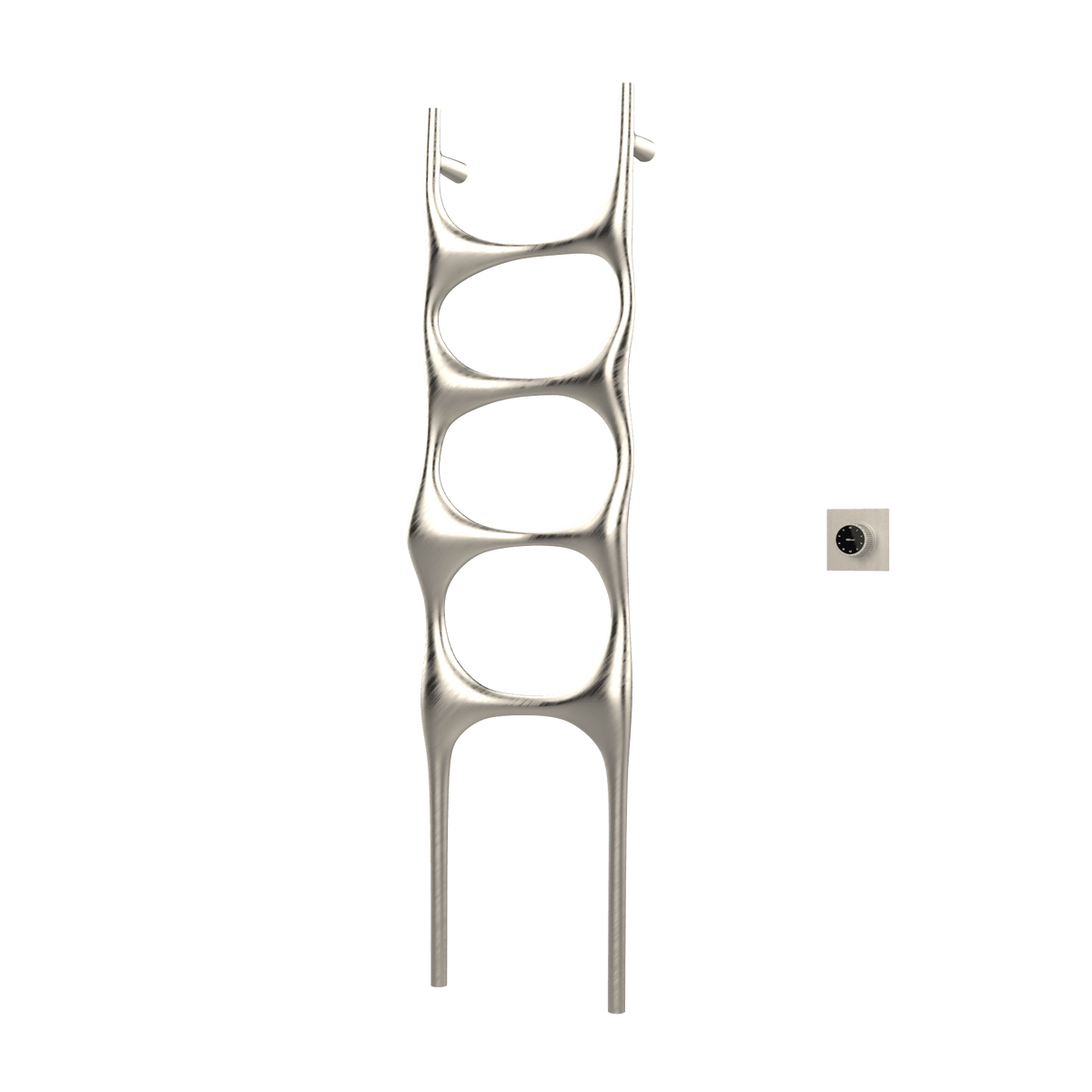 P&Bhusri S6-M-BNI-XM Crete Palace Towel Warmer in PVD Brushed Nickel
