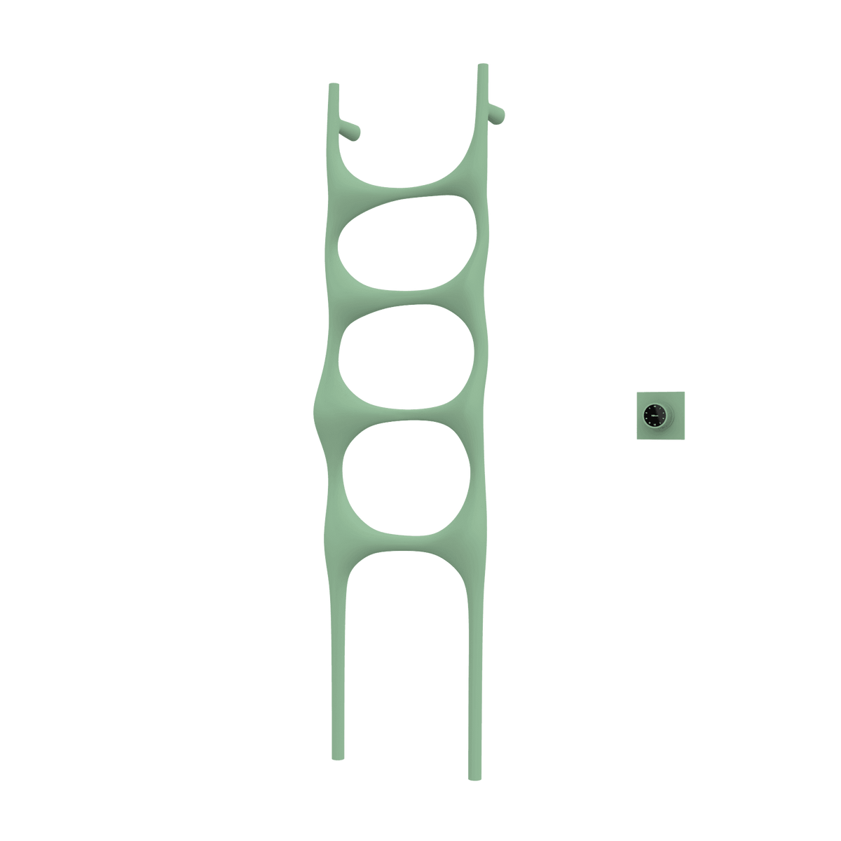 P&Bhusri S6-M-CGR-XM Crete Palace Towel Warmer in Celadon Green