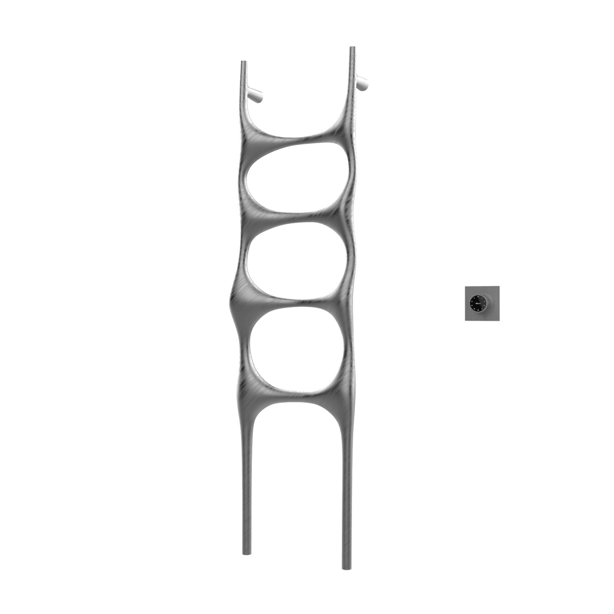 P&Bhusri S6-M-GML-XM Crete Palace Towel Warmer in PVD Gun Metal