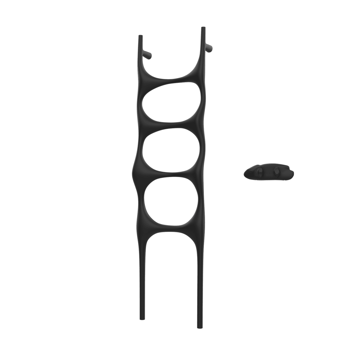 P&Bhusri S6-M-MBL-XA Crete Palace Towel Warmer in Mist Black