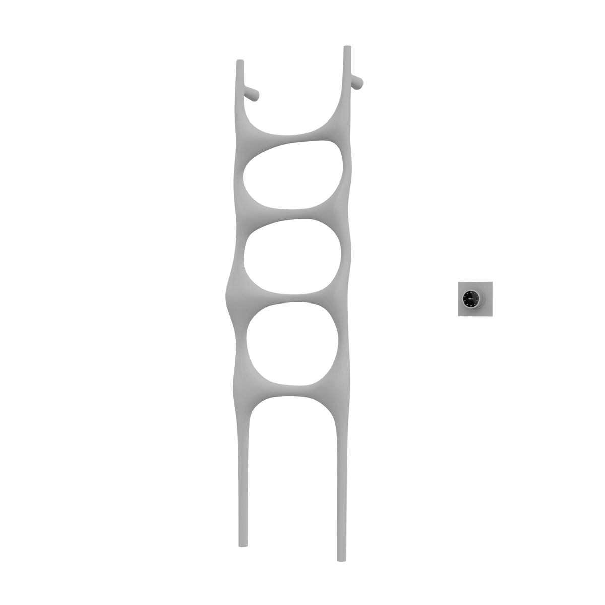 P&Bhusri S6-M-MGR-XM Crete Palace Towel Warmer in Muted Grey