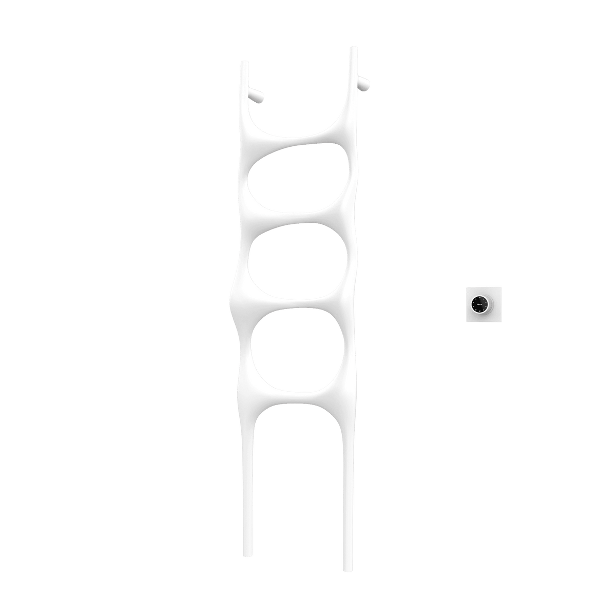 P&Bhusri S6-M-MWH-XM Crete Palace Towel Warmer in Mist White