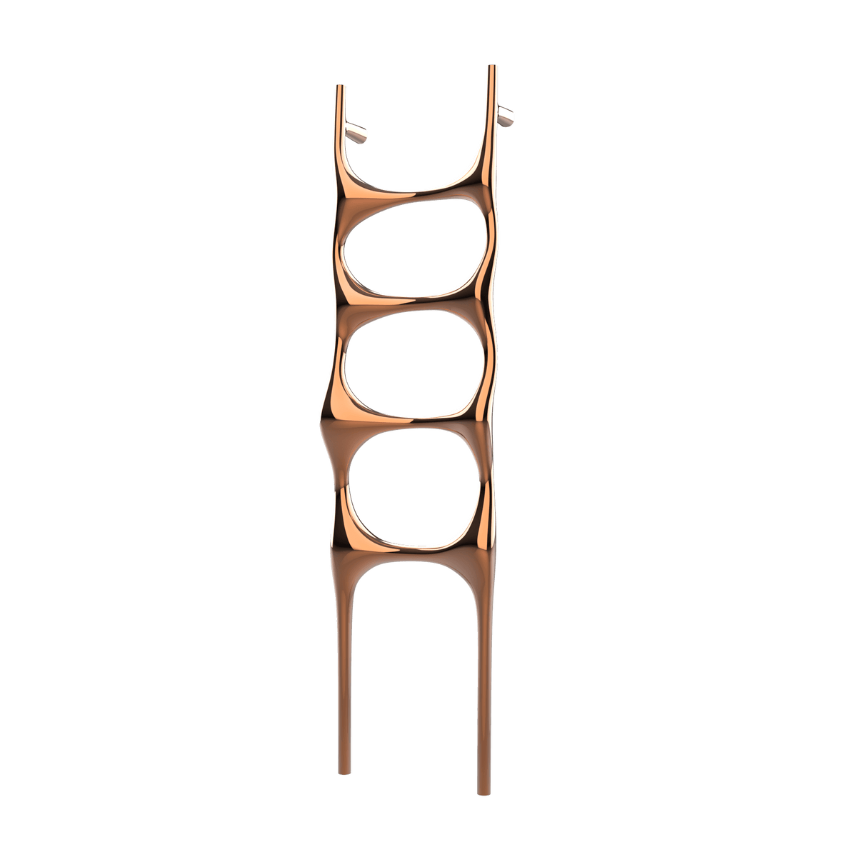 P&Bhusri S6-M-RGD-SC Crete Palace Towel Warmer in PVD Polished Rose Gold