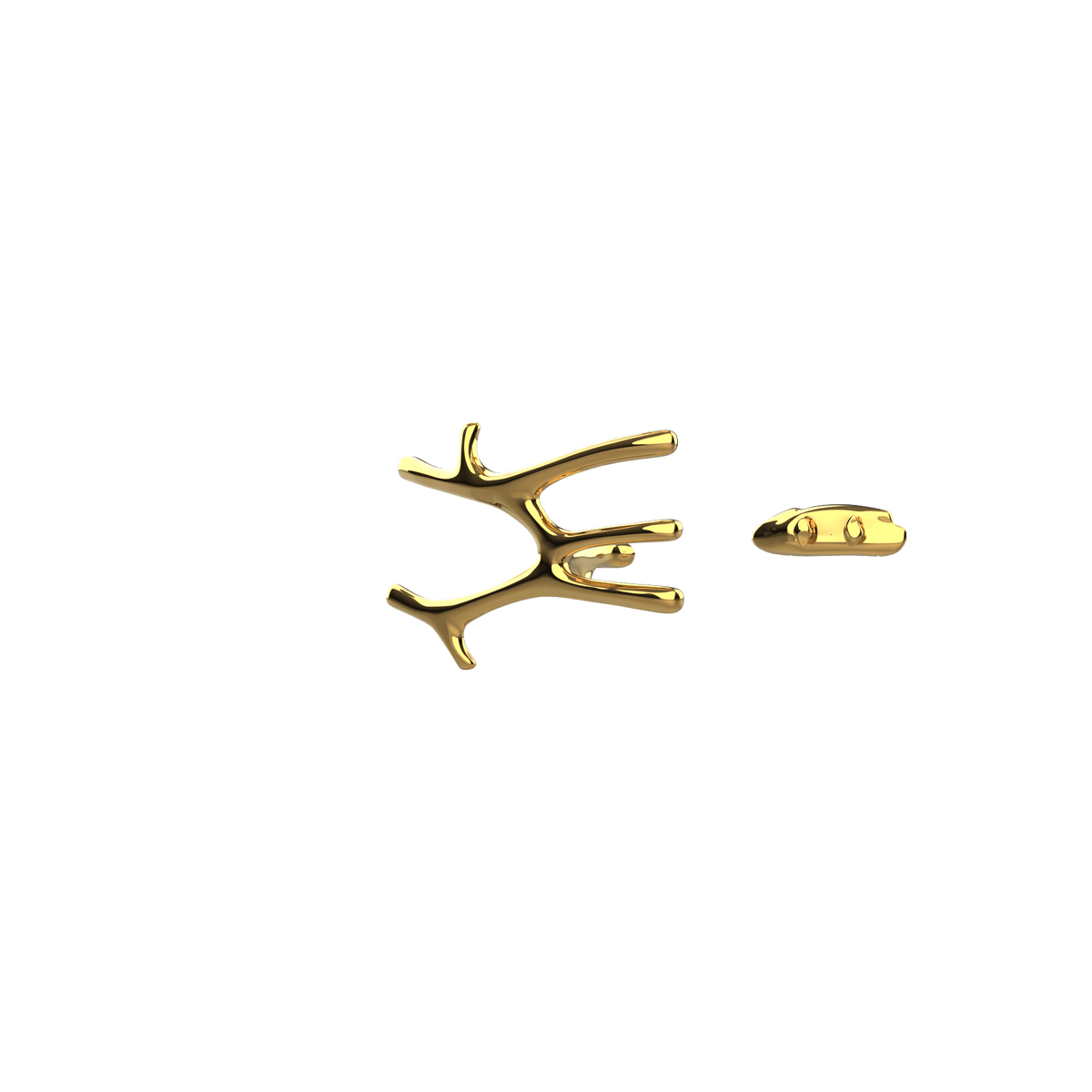 P&Bhusri S7-M-24K-XA Daphne's Branch Medium Towel Warmer in PVD 24K Gold