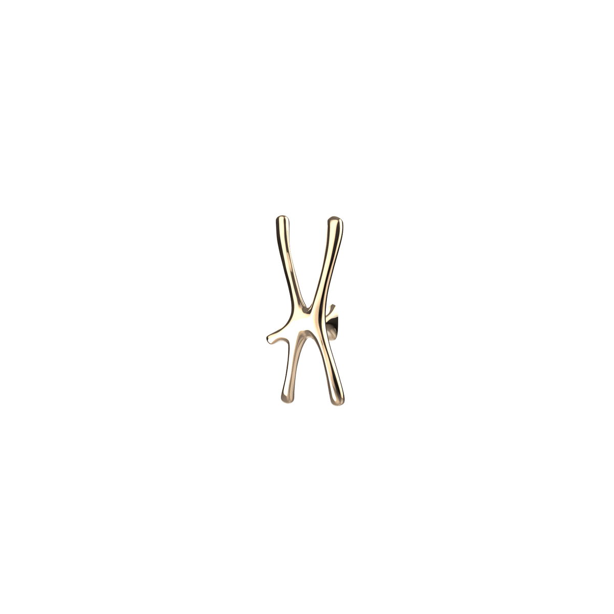 Sèche-serviettes P&Bhusri S7-S-PBZ-SC Daphne's Branch petit modèle en bronze poli PVD