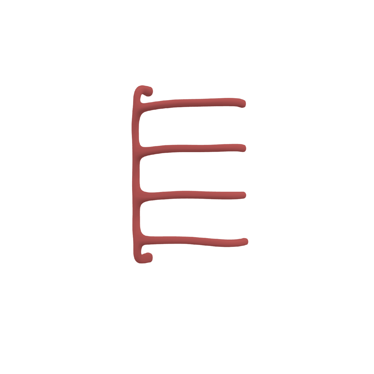 P&Bhusri S8-M-ARD-SC Tuscany Glimmer Towel Warmer in Amber Red