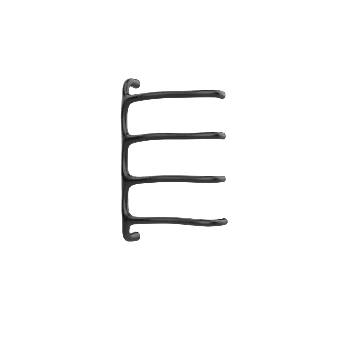 P&Bhusri S8-M-BBN-SC Tuscany Glimmer Towel Warmer in PVD Brushed Black Nickel