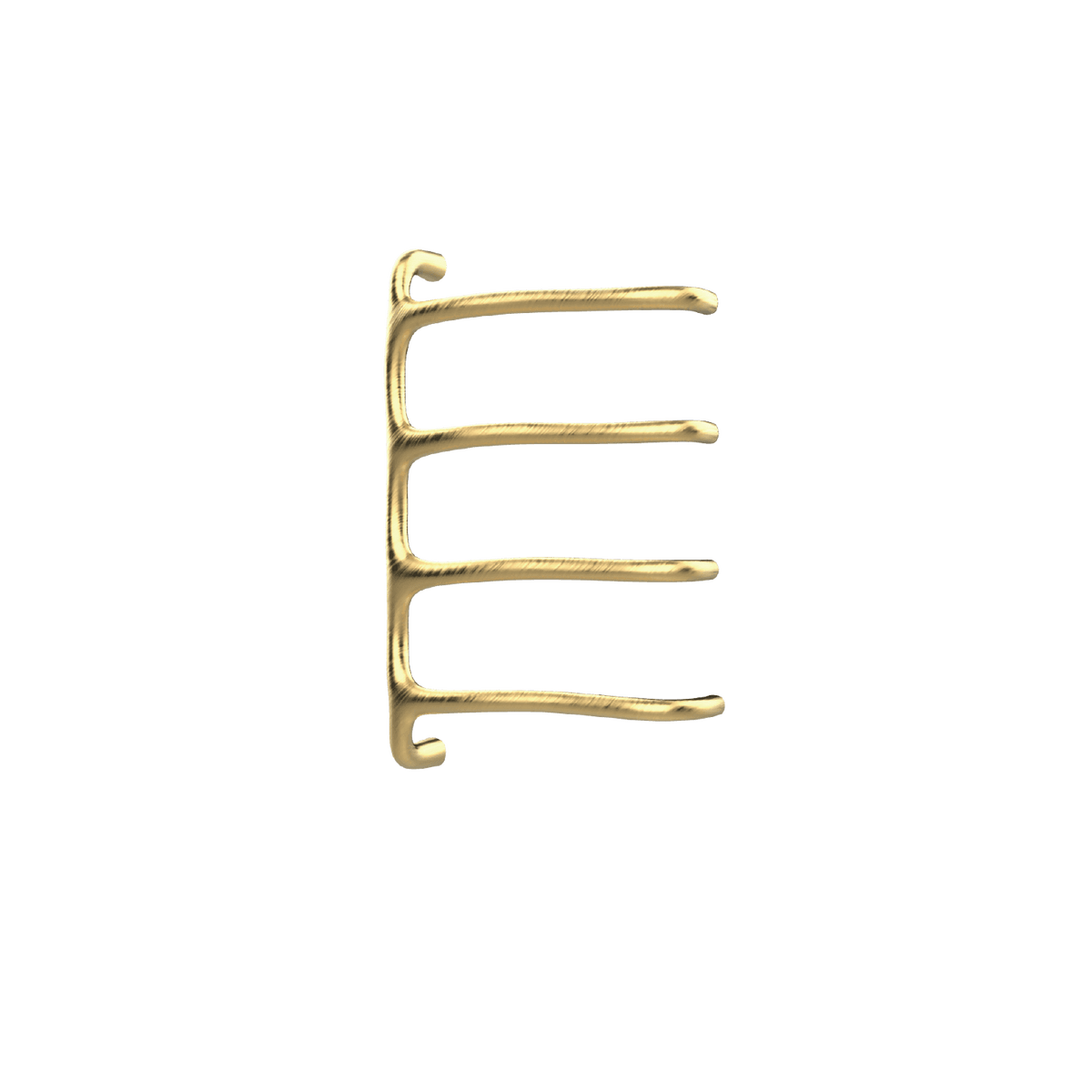 P&Bhusri S8-M-BLG-SC Tuscany Glimmer Towel Warmer in PVD Brushed Luxury Gold