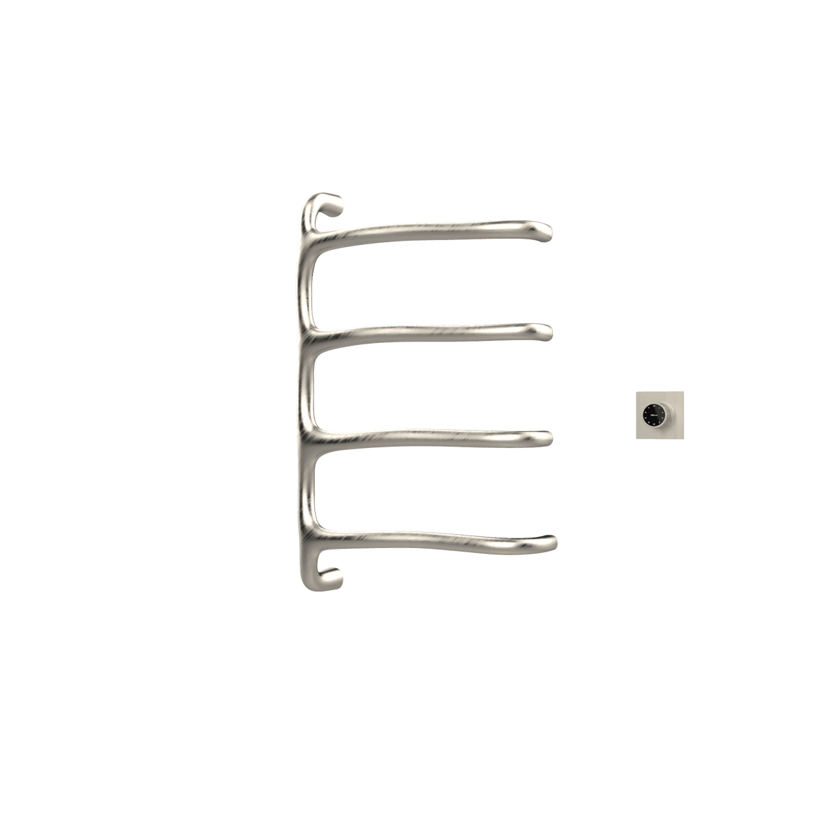 P&Bhusri S8-M-BNI-XM Tuscany Glimmer Towel Warmer in PVD Brushed Nickel