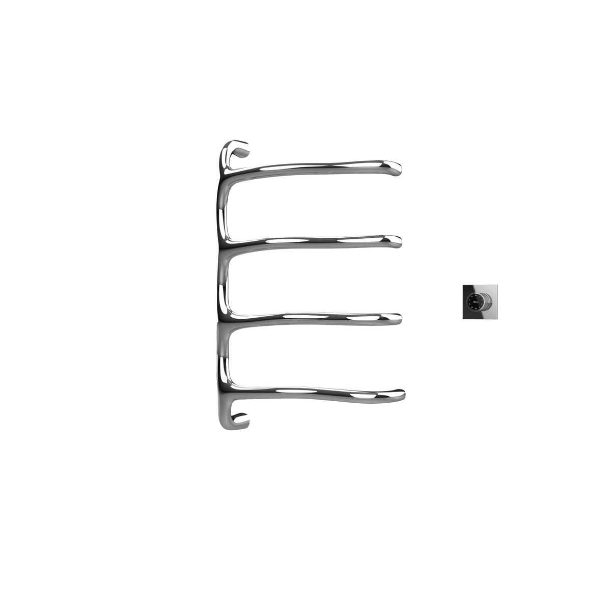 P&Bhusri S8-M-CHR-XM Tuscany Glimmer Towel Warmer in Polished Chrome