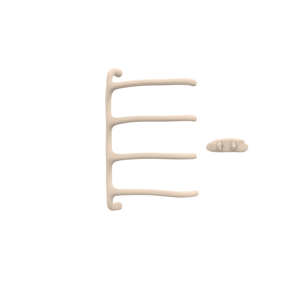P&Bhusri S8-M-HYW-XA Tuscany Glimmer Towel Warmer in Harvest Yellow