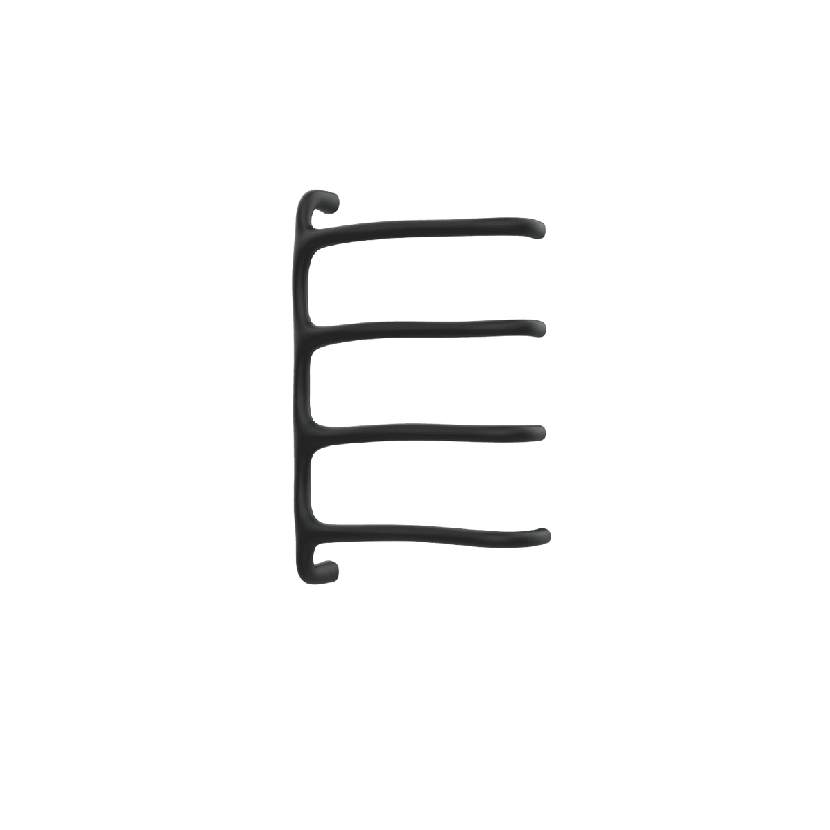 P&Bhusri S8-M-MBL-SC Tuscany Glimmer Towel Warmer in Mist Black