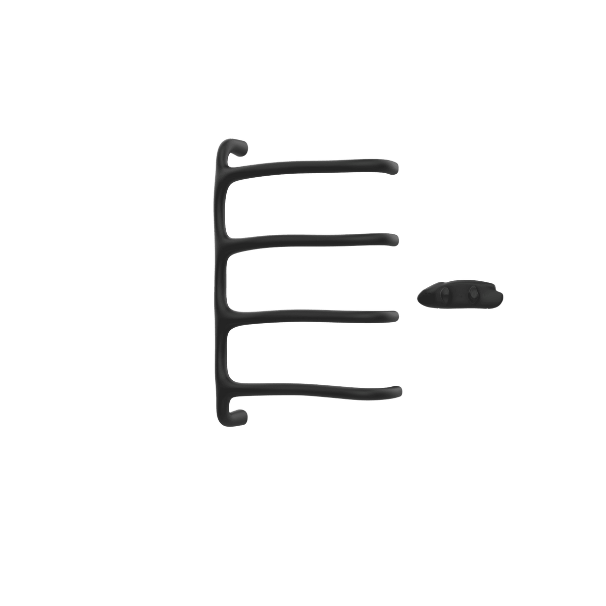 P&Bhusri S8-M-MBL-XA Tuscany Glimmer Towel Warmer in Mist Black