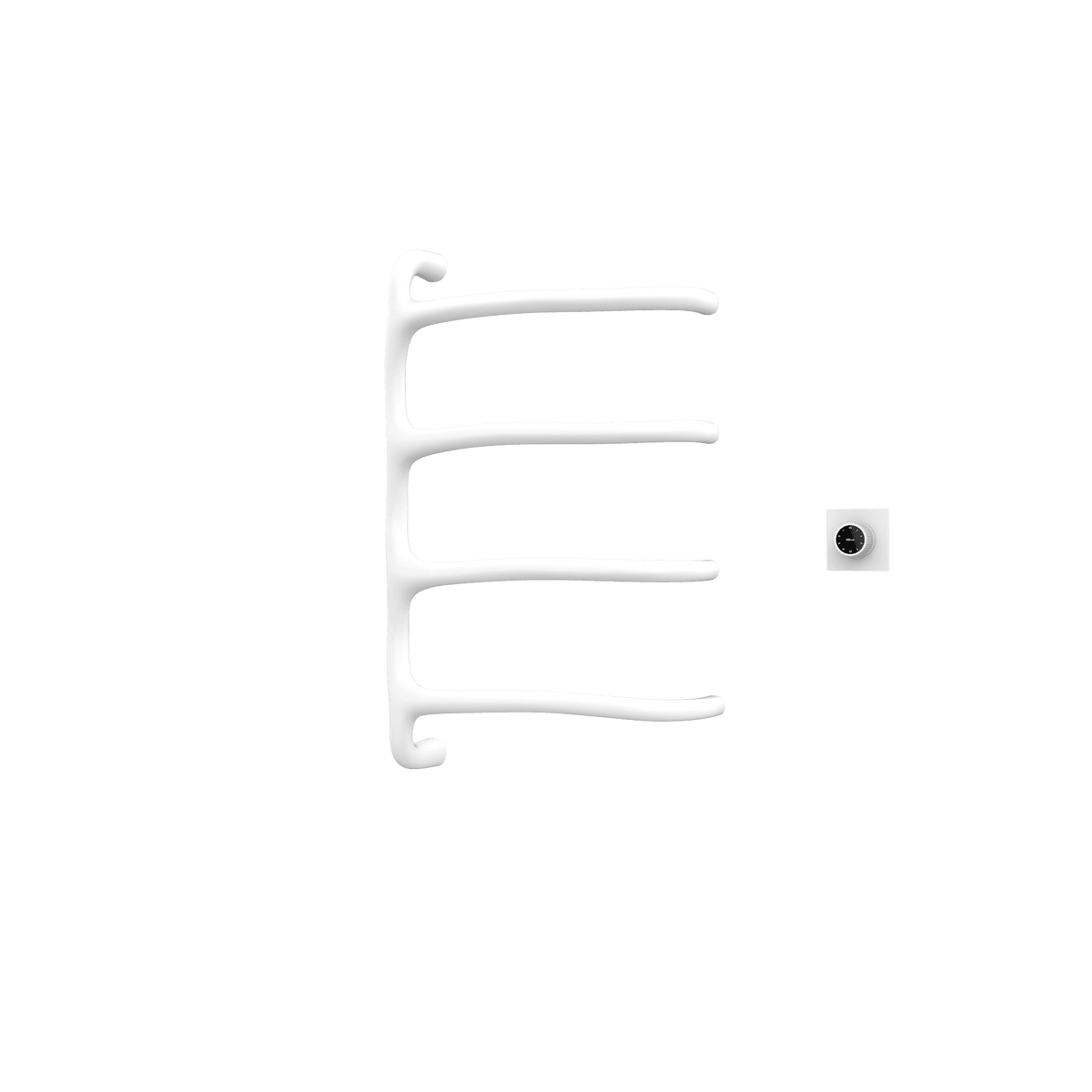 P&Bhusri S8-M-MWH-XM Tuscany Glimmer Towel Warmer in Mist White