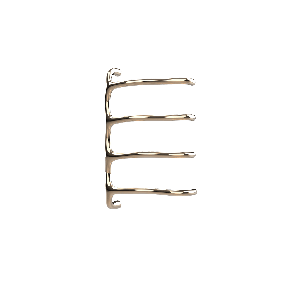P&Bhusri S8-M-PBZ-SC Tuscany Glimmer Towel Warmer in PVD Polished Bronze