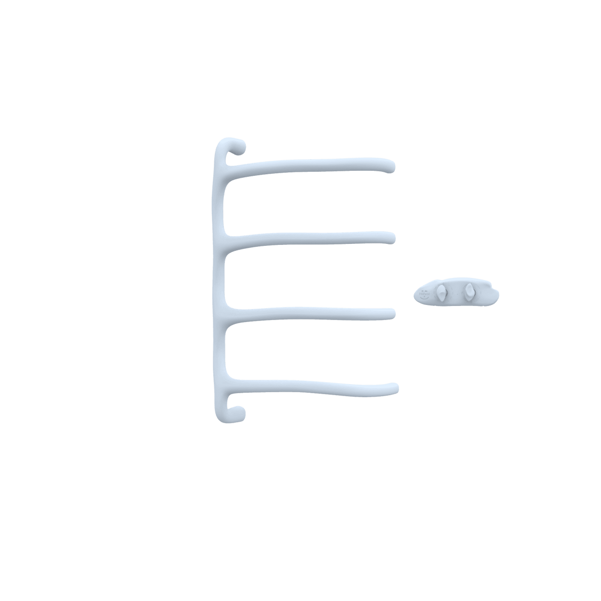P&Bhusri S8-M-SBL-XA Tuscany Glimmer Towel Warmer in Sky Blue