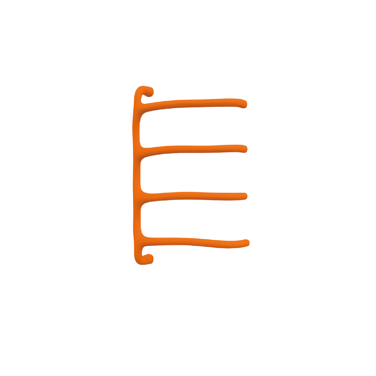 P&Bhusri S8-M-SOR-SC Tuscany Glimmer Towel Warmer in Sienna Orange