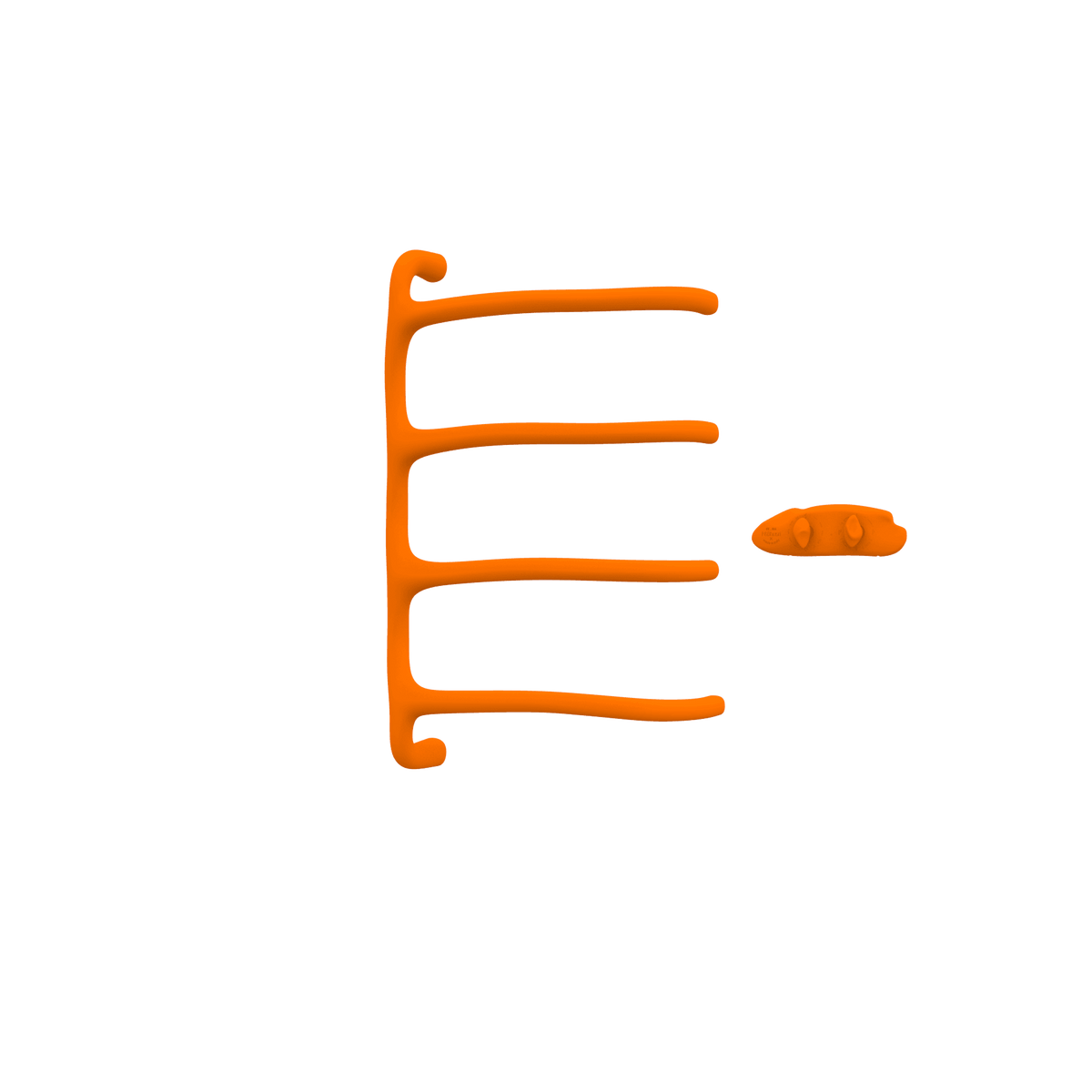 P&Bhusri S8-M-SOR-XA Tuscany Glimmer Towel Warmer in Sienna Orange