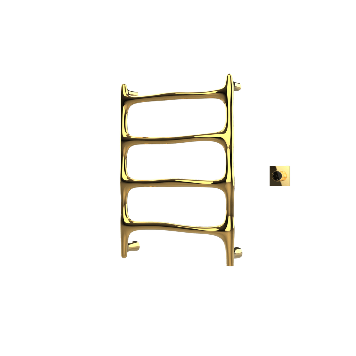 P&Bhusri S9-M-24K-XM Verona Towel Warmer in PVD 24K Gold