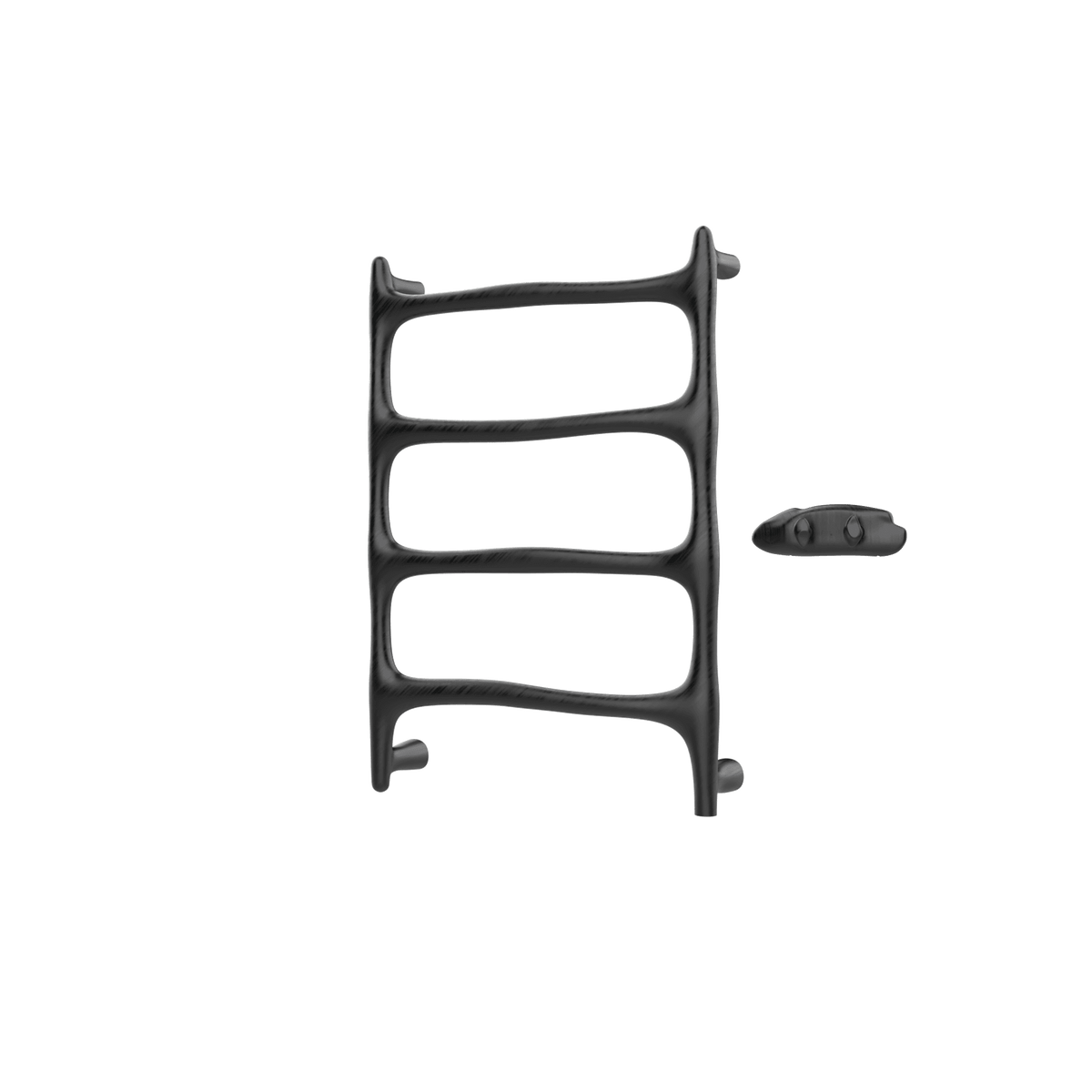 P&Bhusri S9-M-BBN-XA Verona Towel Warmer in PVD Brushed Black Nickel